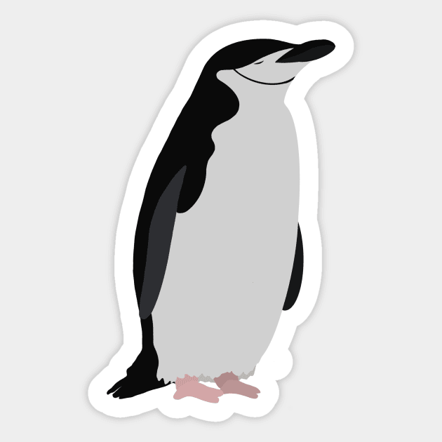 Chinstrap Penguin Sticker by Brynn-Hansen